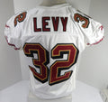 1998 San Francisco 49ers Chuck Levy #32 Game Used White Jersey 48 DP56866 - DP56866