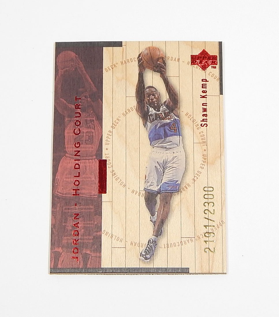 1998 Upper Deck Hardcourt Holding Court Michael Jordan / Shawn Kemp #J5 /2300 - DJ077072