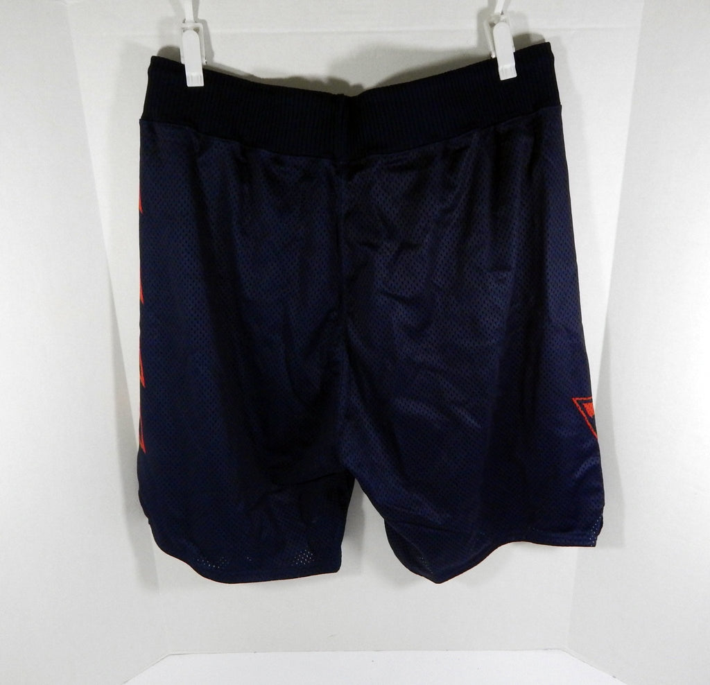 2000-01 Golden State Warriors Game Issued Navy Shorts Lightning Bolt 40 DP56954 - DP56954