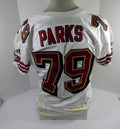 2000 San Francisco 49ers Jasper Parks #79 Game Issued White Jersey 60 DP57970 - DP57970