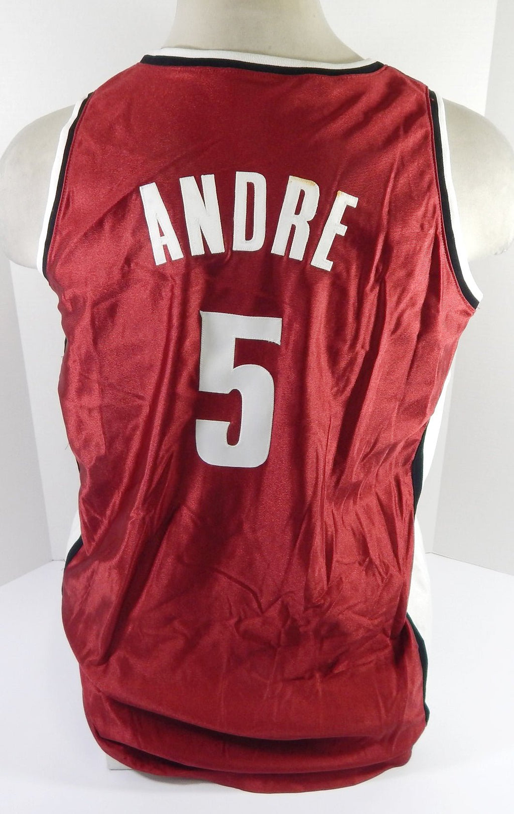 2000s Alabama Crimson Tide Bama Andre #5 Game Used Red Crimson Jersey 44 DP56718 - DP56718