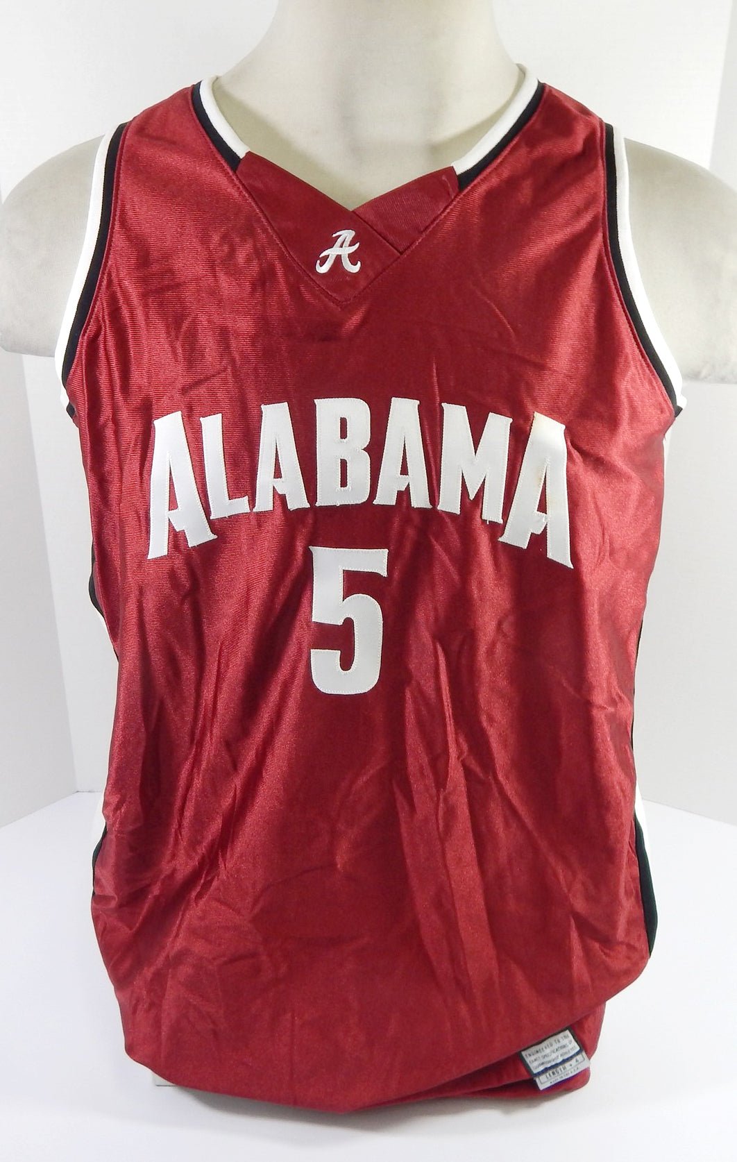 2000s Alabama Crimson Tide Bama Andre #5 Game Used Red Crimson Jersey 44 DP56718 - DP56718