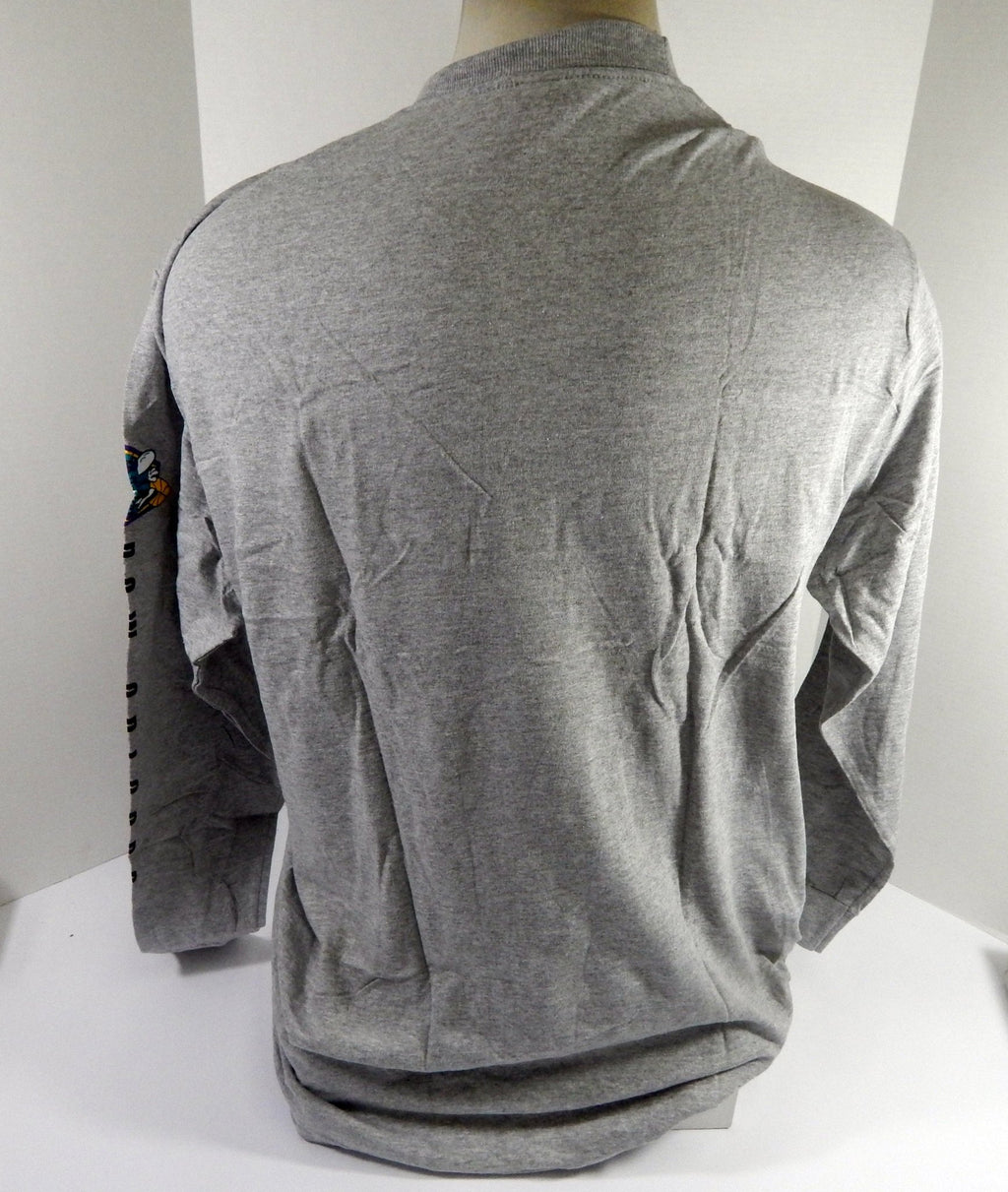2000s Charlotte Hornets Team Issued Grey Longsleeve Shirt L DP61977 - DP61977