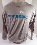 2000s Charlotte Hornets Team Issued Grey Longsleeve Shirt L DP62006 - DP62006