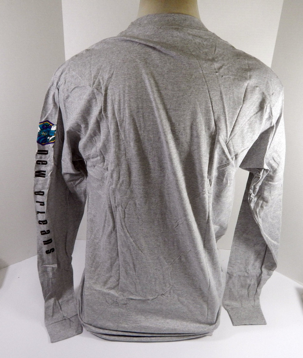 2000s Charlotte Hornets Team Issued Grey Longsleeve Shirt M DP61994 - DP61994