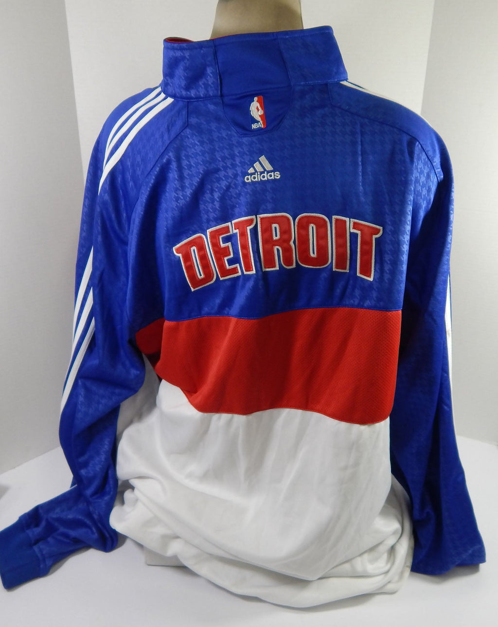 2000s Detroit Pistons Game Issued Blue Warm Up Jacket 3XL+4 DP59374 - DP59374