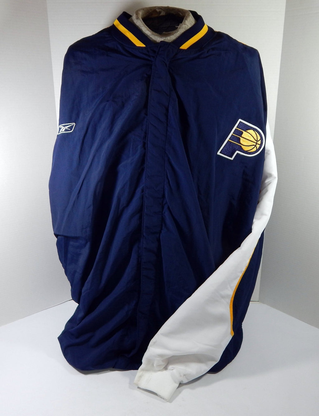 2000s Indiana Pacers #13 Game Used Navy Warm Up Jacket 56 DP59624 - DP59624