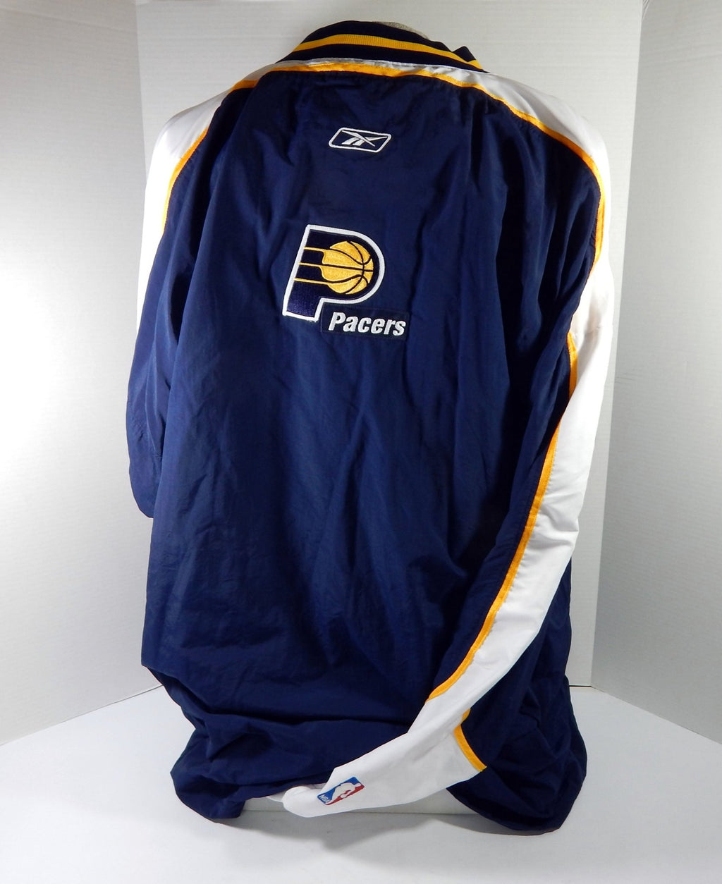 2000s Indiana Pacers #13 Game Used Navy Warm Up Jacket 56 DP59624 - DP59624