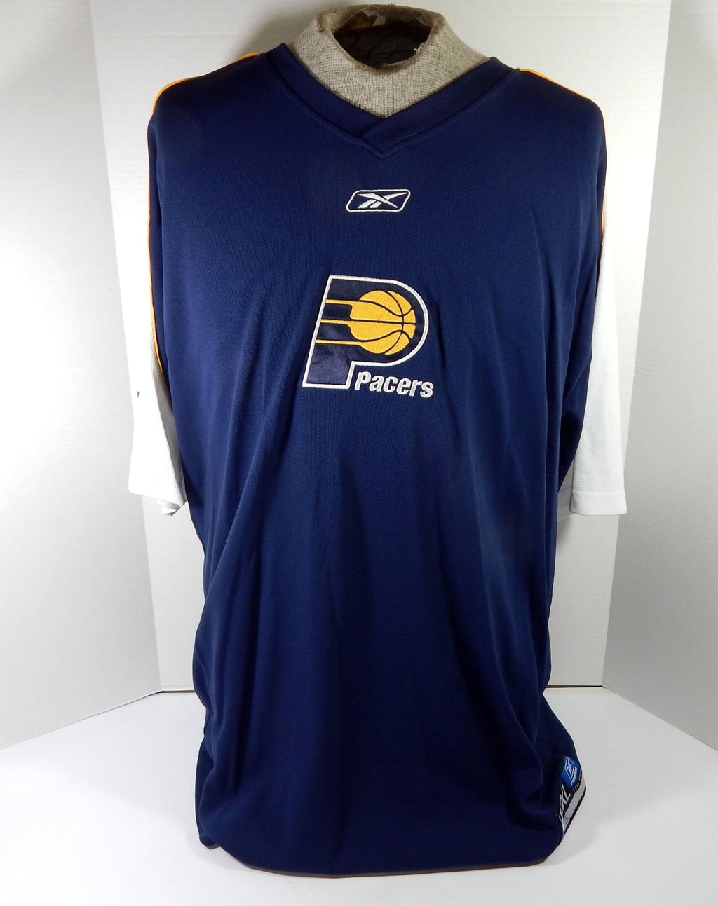 2000s Indiana Pacers #31 Game Used Navy Shooting Shirt 2XL DP59611 - DP59611