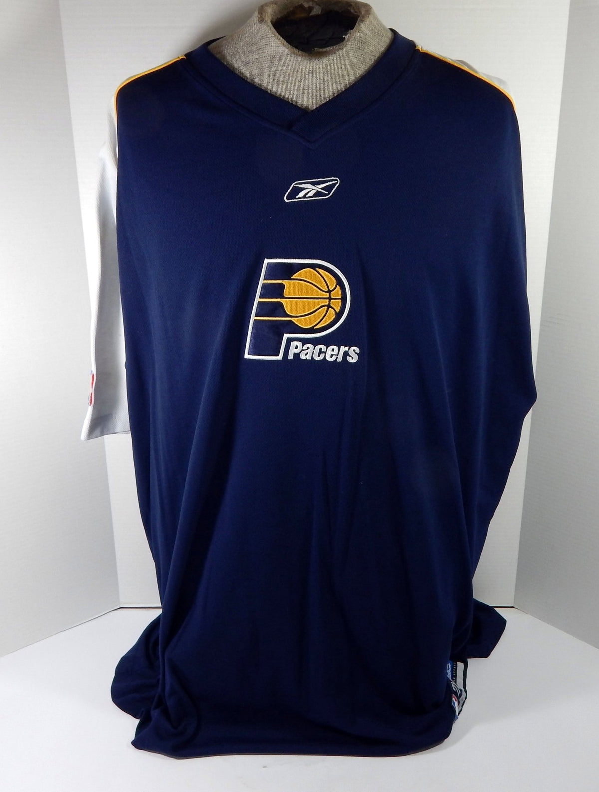 2000s Indiana Pacers #44 Game Used Navy Shooting Shirt 3XL DP59630 - DP59630