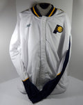 2000s Indiana Pacers Game Issued White Warm Up Jacket 54 DP59637 - DP59637