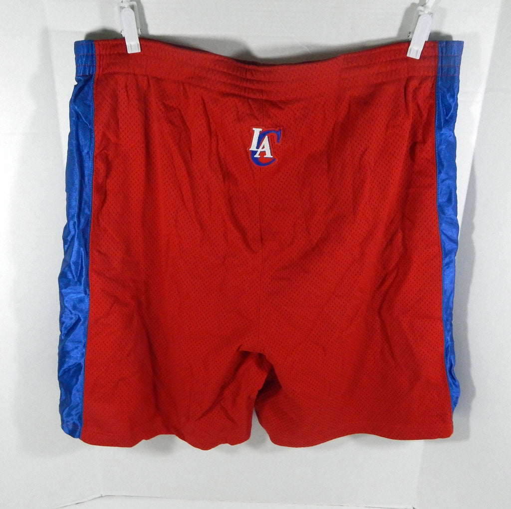 2000s Los Angeles Clippers #3 Game Used Red Shorts DP62605 - DP62605