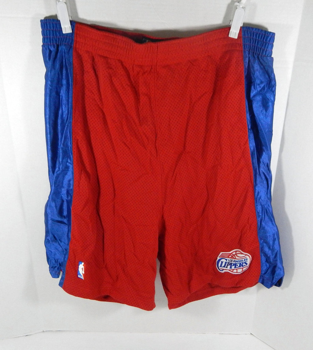 2000s Los Angeles Clippers #30 Game Used Red Shorts 46+2+2 DP62602 - DP62602