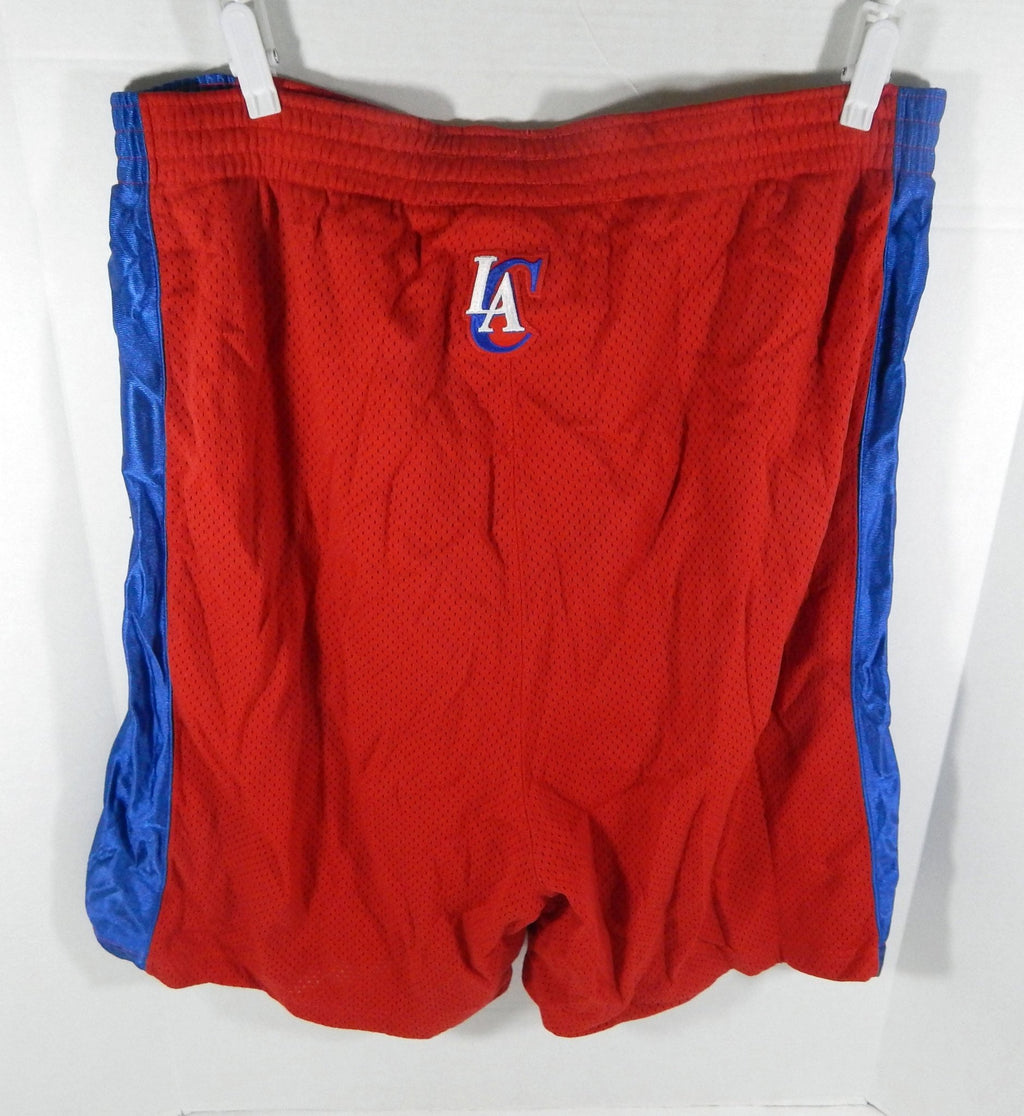 2000s Los Angeles Clippers #30 Game Used Red Shorts 46+2+2 DP62602 - DP62602