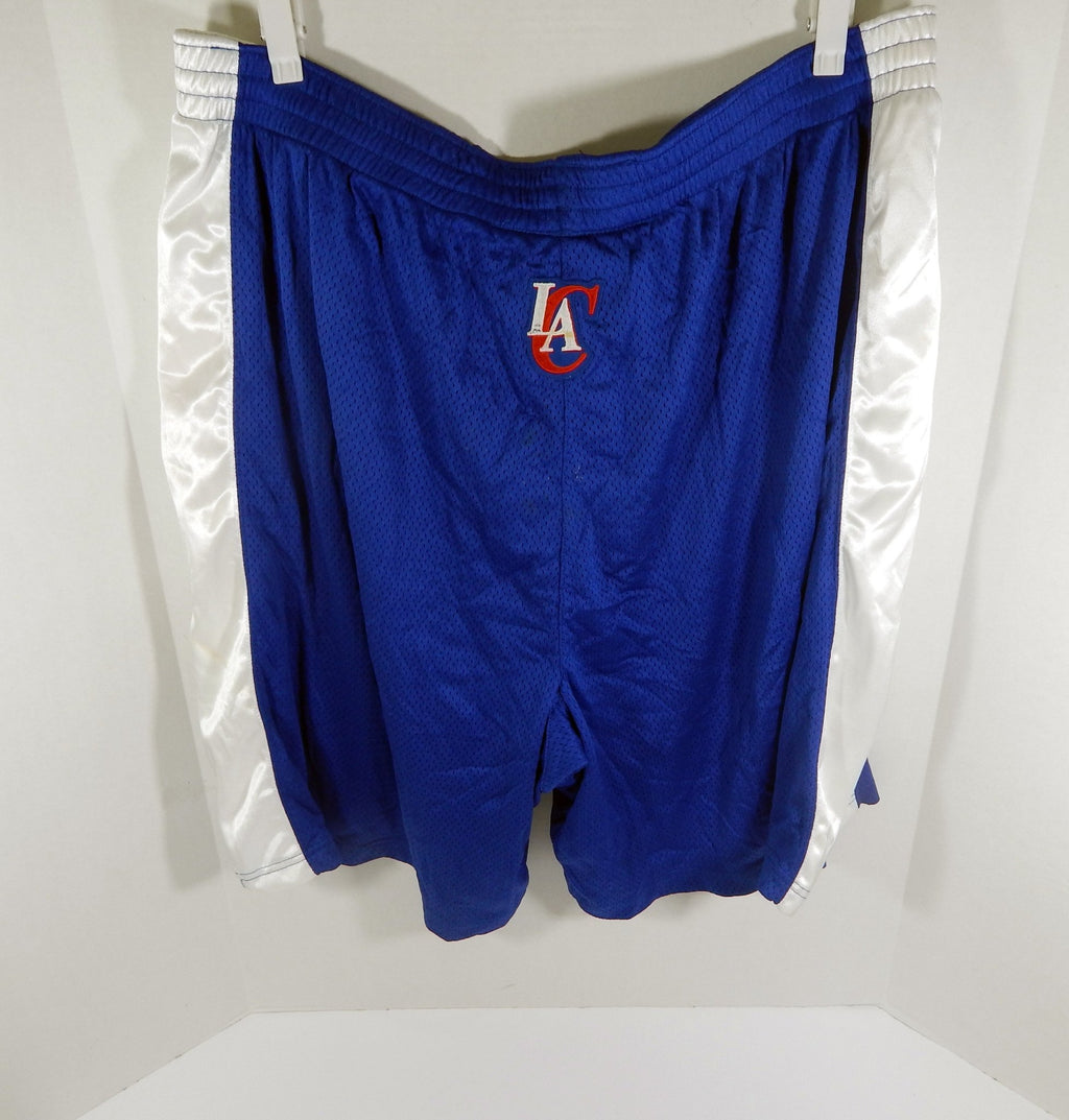 2000s Los Angeles Clippers Game Issued Blue Shorts 46 DP57237 - DP57237