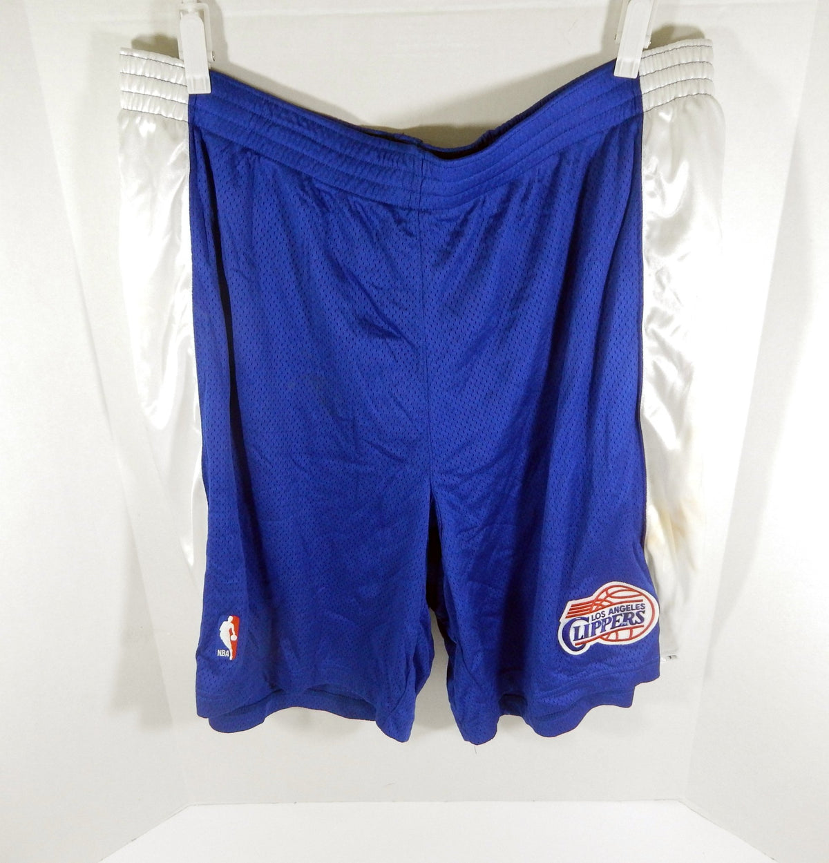 2000s Los Angeles Clippers Game Issued Blue Shorts 46 DP57237 - DP57237