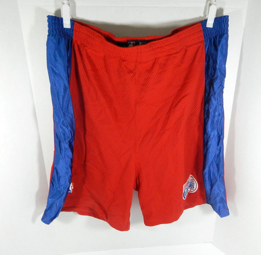 2000s Los Angeles Clippers Game Issued Red Shorts 48 DP57222 - DP57222