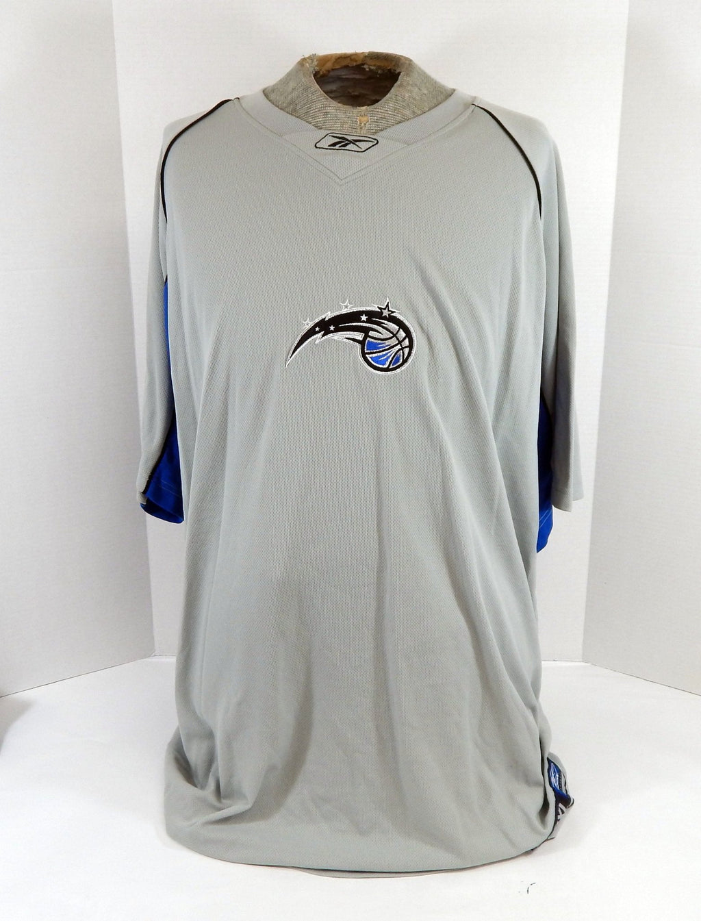 2000s Orlando Magic #14 Game Used Grey Shooting Shirt 2XL DP60523 - DP60523