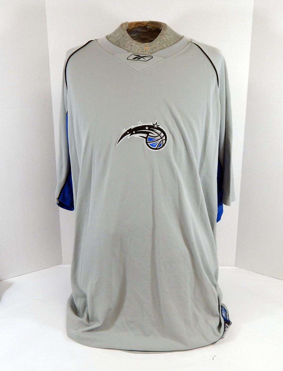 2000s Orlando Magic #14 Game Used Grey Shooting Shirt 2XL DP60523 - DP60523