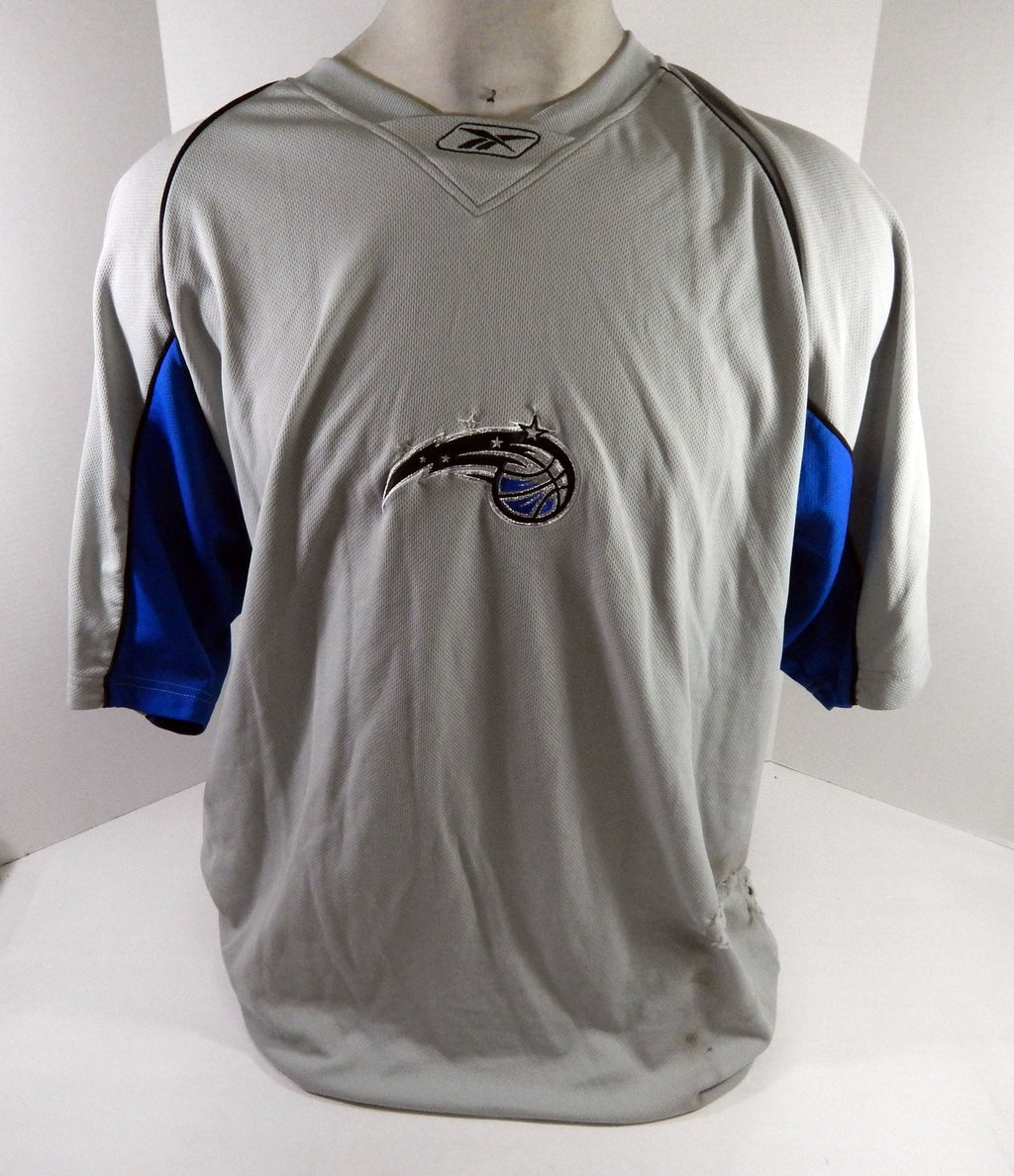2000s Orlando Magic #55 Game Used Grey Shooting Shirt 2XL DP64458 - DP64458