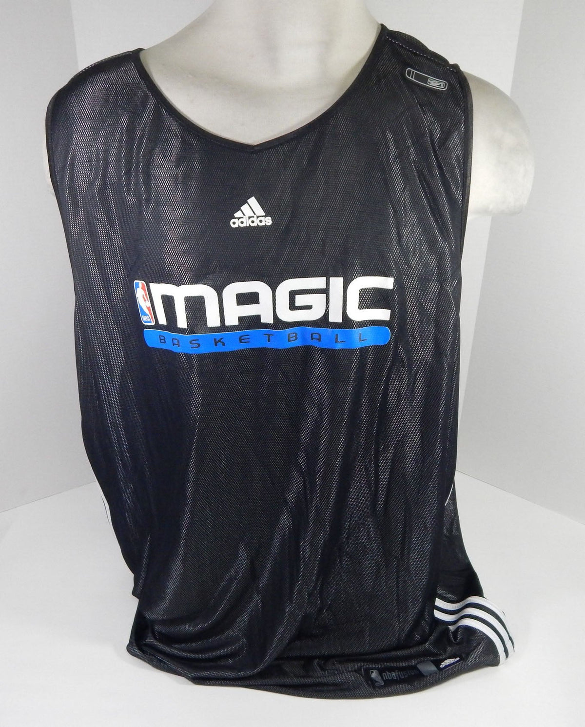 2000s Orlando Magic Game Issued Black White Practice Jersey 4XLT DP58516 - DP58516