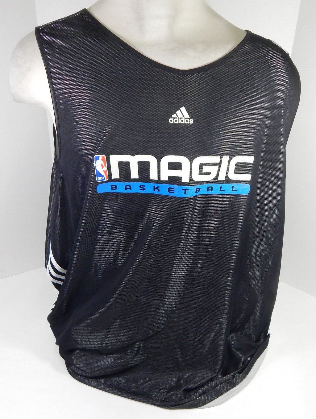 2000s Orlando Magic Game Issued Black White Practice Jersey 4XLT DP58543 - DP58543