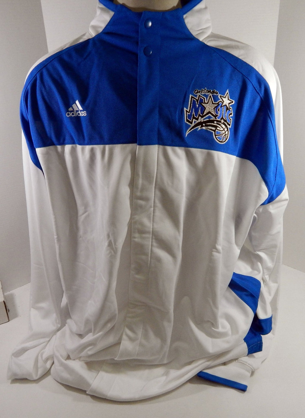 2000s Orlando Magic GameIssued White Warm Up Jacket 3XLT DP63952 - DP63952