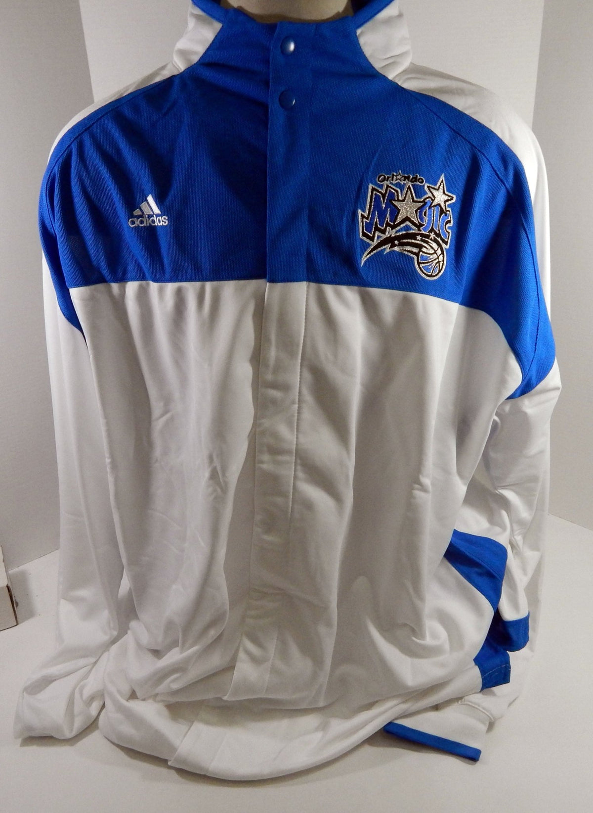 2000s Orlando Magic GameIssued White Warm Up Jacket 3XLT DP63952 - DP63952