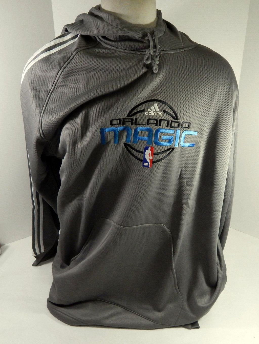 2000s Orlando Magic Team Issued Grey Hoodie Sweatshirt 2XL DP62345 - DP62345