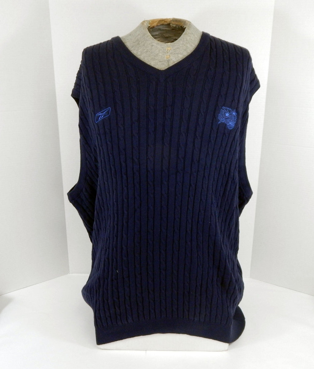 2000s Orlando Magic Team Issued Navy Sweater Vest 2XL DP60525 - DP60525