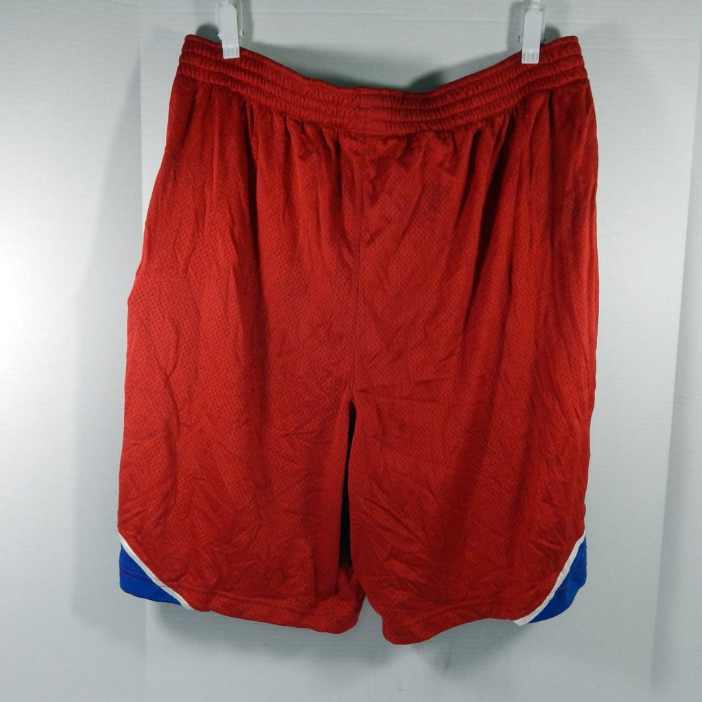 2000s Philadelphia 76ers Game Issued Red Shorts 46 DP58094 - DP58094
