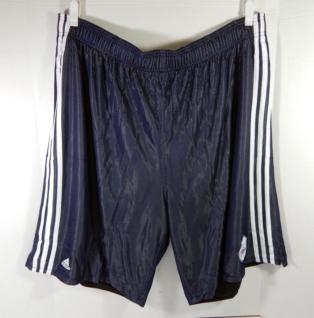 2000s Philadelphia 76ers Team Issued Navy Training Shorts 4XL DP59586 - DP59586