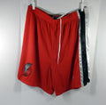 2000s Portland Trailblazers #4 Game Used Red Shorts 50 084 - DP58084