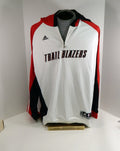 2000s Portland Trailblazers Game Issued White Shooting Shirt L DP51318 - DP51318