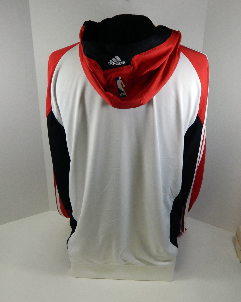 2000s Portland Trailblazers Game Issued White Warm Up Zip Jacket XL DP50746 - DP50746