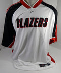 2000s Portland Trailblazers Game Used White Shooting Shirt 4XL DP64725 - DP64725