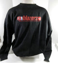 2000s Portland Trailblazers Team Issued Black Crewneck Sweatshirt 3XLT DP62355 - DP62355