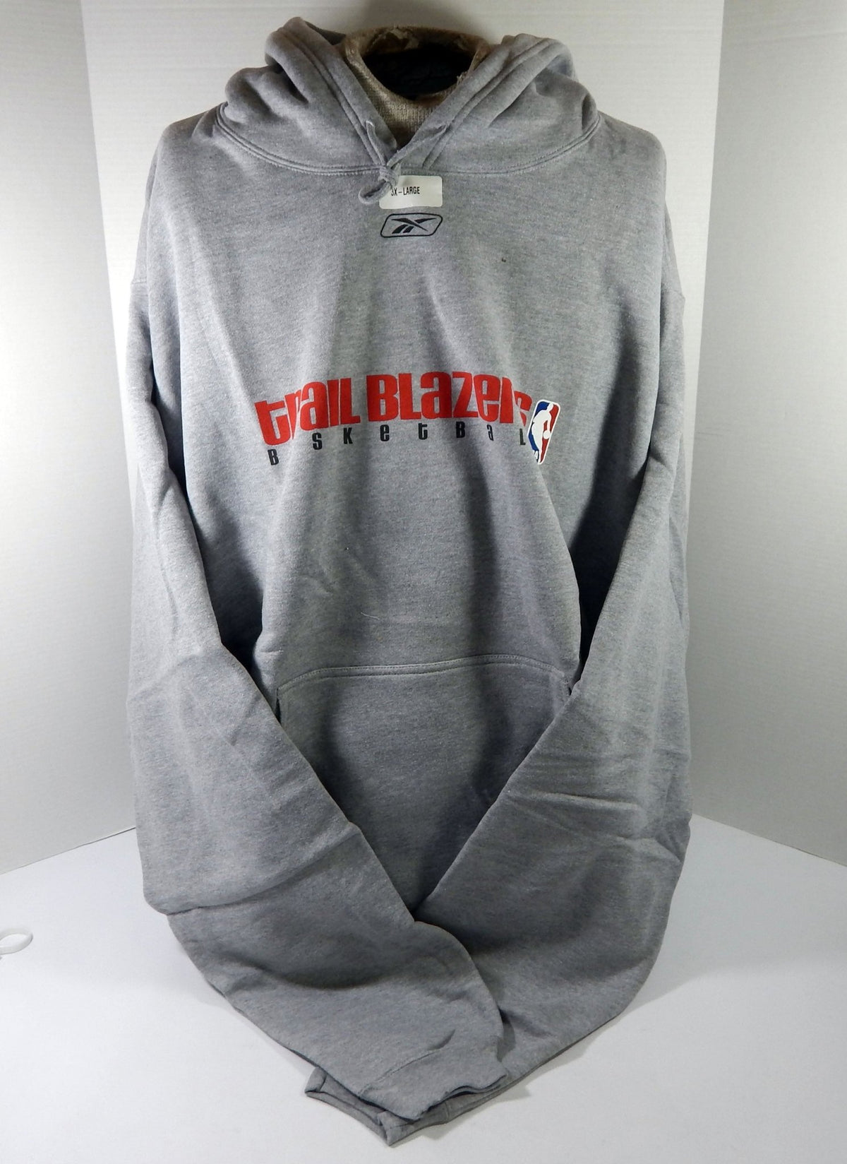 2000s Portland Trailblazers Team Issued Grey Hoodie Sweatshirt 3XL DP59513 - DP59513