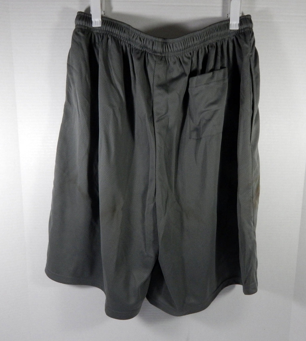 2000s San Francisco 49ers Team Issued Grey Training Shorts L DP58197 - DP58197