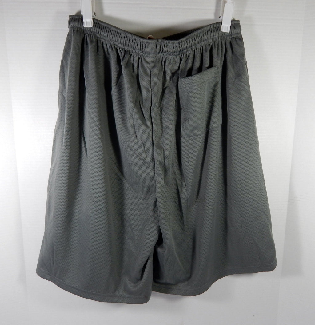 2000s San Francisco 49ers Team Issued Grey Training Shorts L DP58200 - DP58200