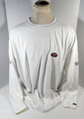 2000s San Francisco 49ers Team Issued White Coaches Crewneck Shirt 3XL 712357S - 712357S