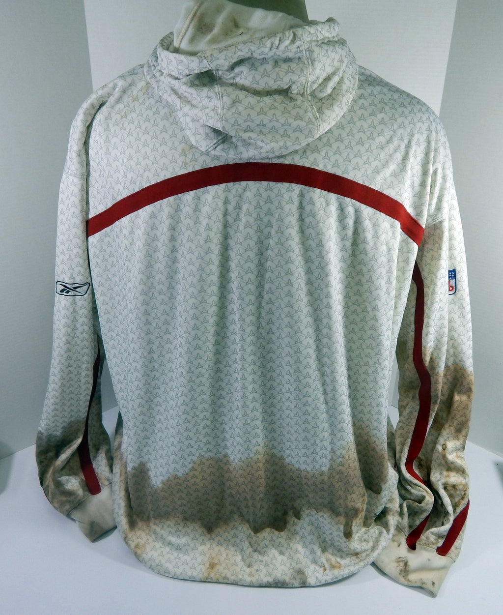 2000s San Francisco 49ers Team Issued White Zip Up Jacket 4XL DP61939 - DP61939