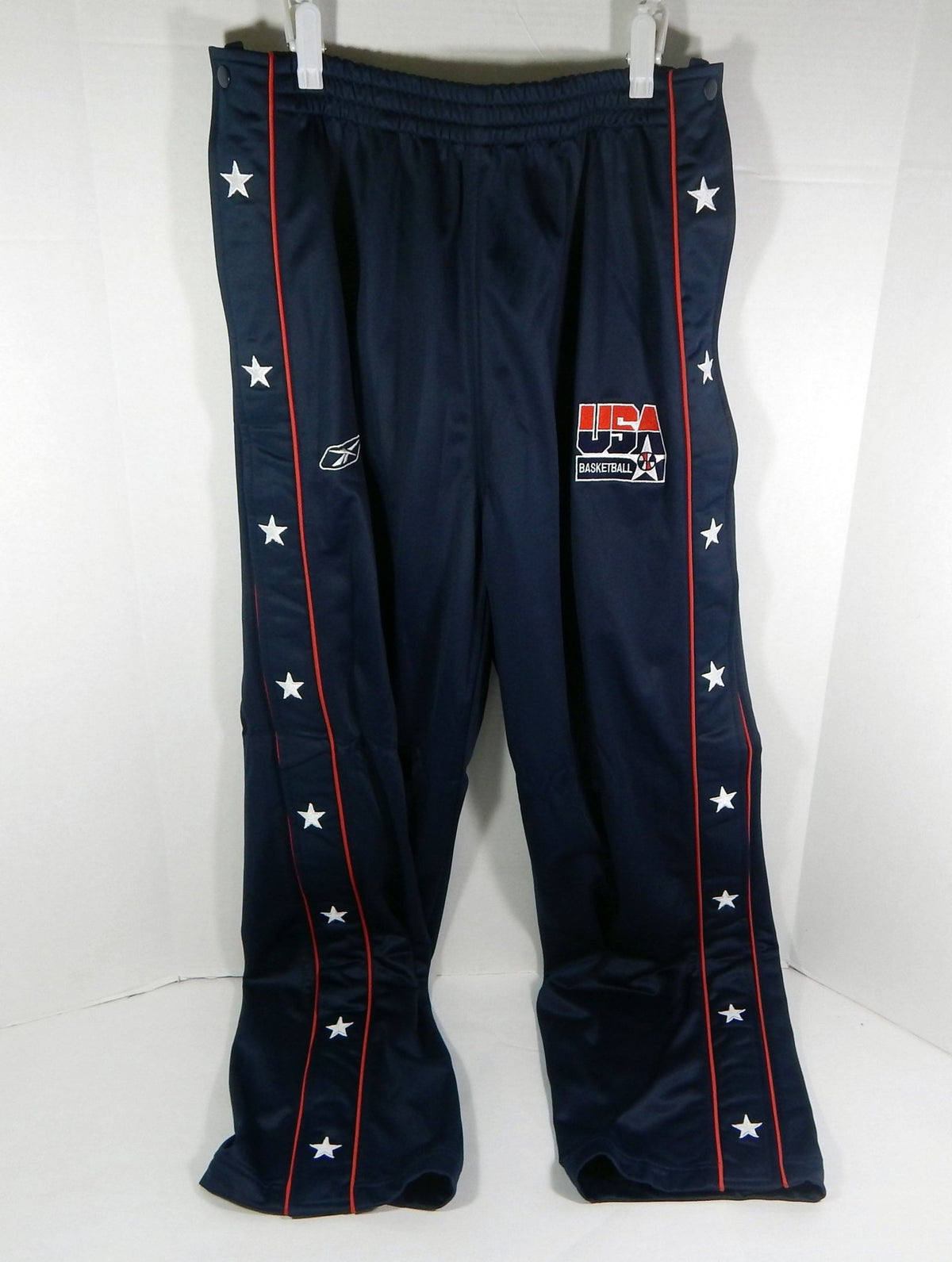 2000s Team USA Basketball Game Issued Navy Tearaway Pants M DP62568 - DP62568