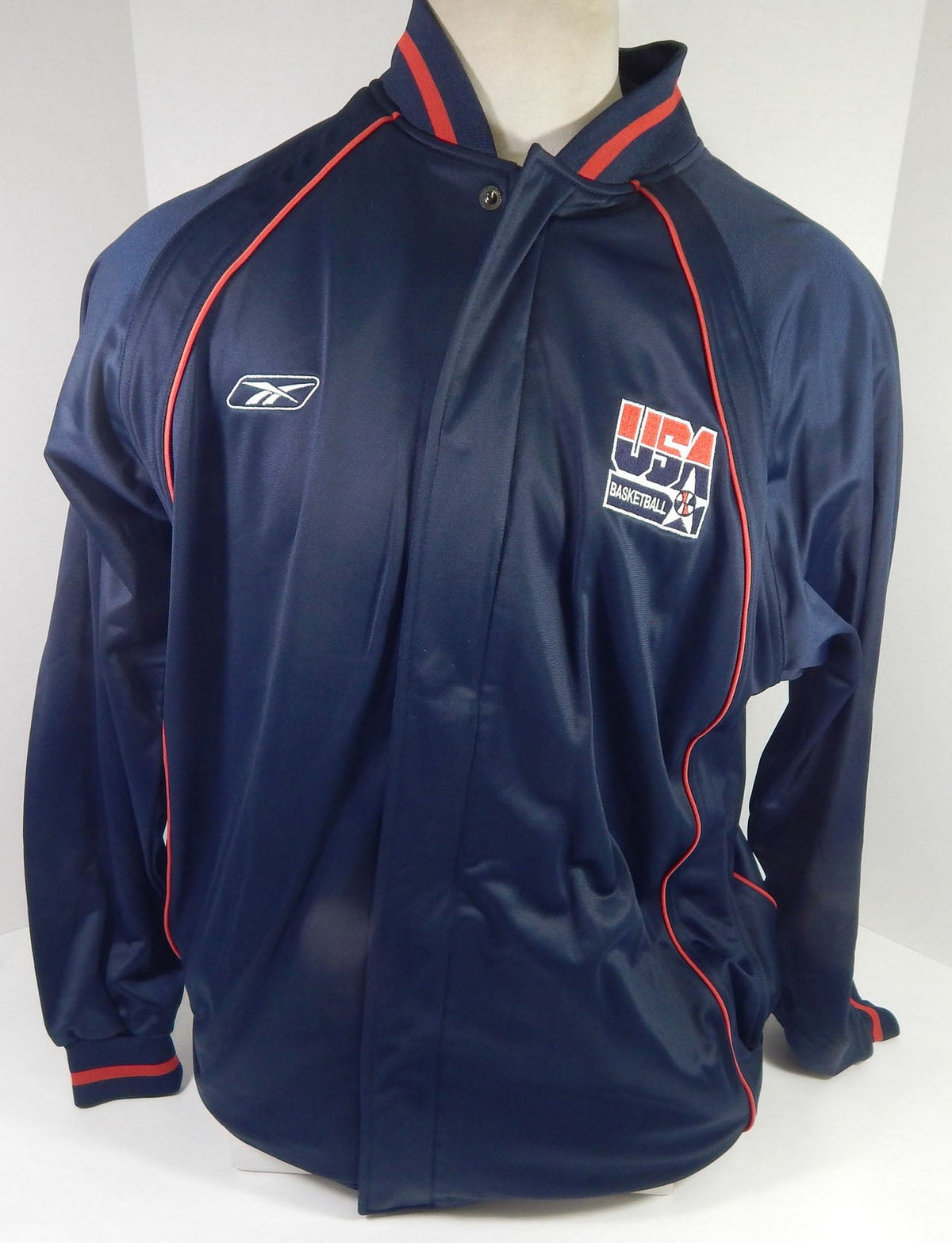 2000s Team USA Basketball Game Issued Navy Warmup Jacket LT DP58567 - DP58567