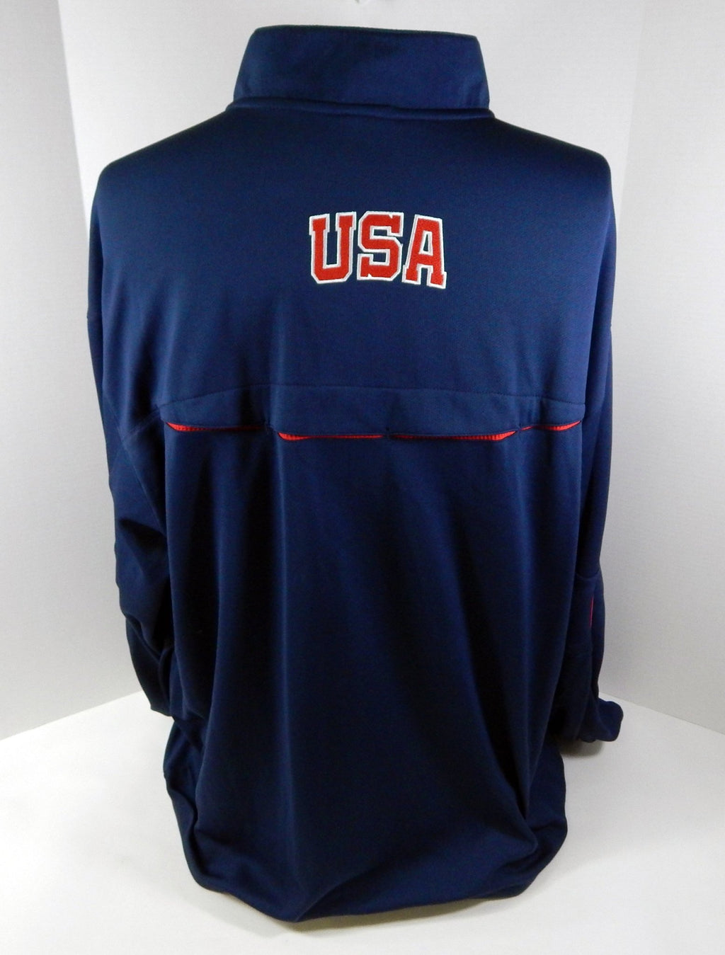 2000s Team USA Basketball Team Issued Navy Warm Up Zip Jacket 2XL DP50549 - DP50549