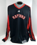 2000s Toronto Raptors Game Issued Black Shooting Shirt 2XL DP51312 - DP51312