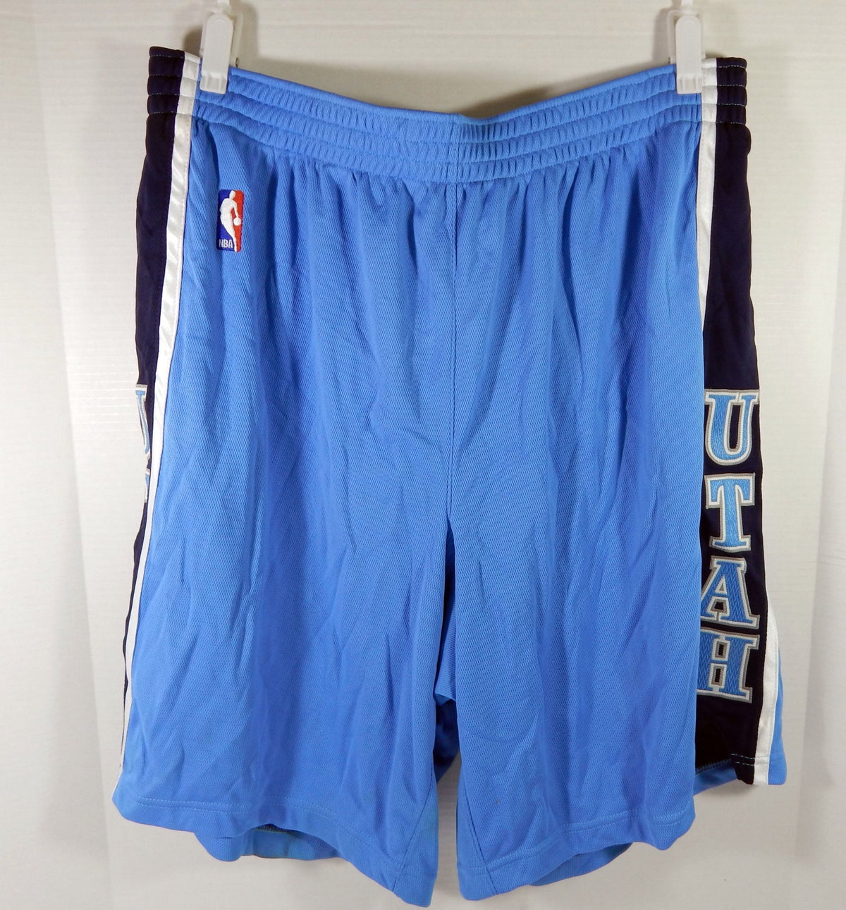 2000s Utah Jazz Game Issued Blue Shorts 46 DP59487 - DP59487