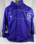 2001-02 Charlotte Hornets Lee Nailon #54 Game Used Purple Jacket 911 Patch 52 4 - DP58704
