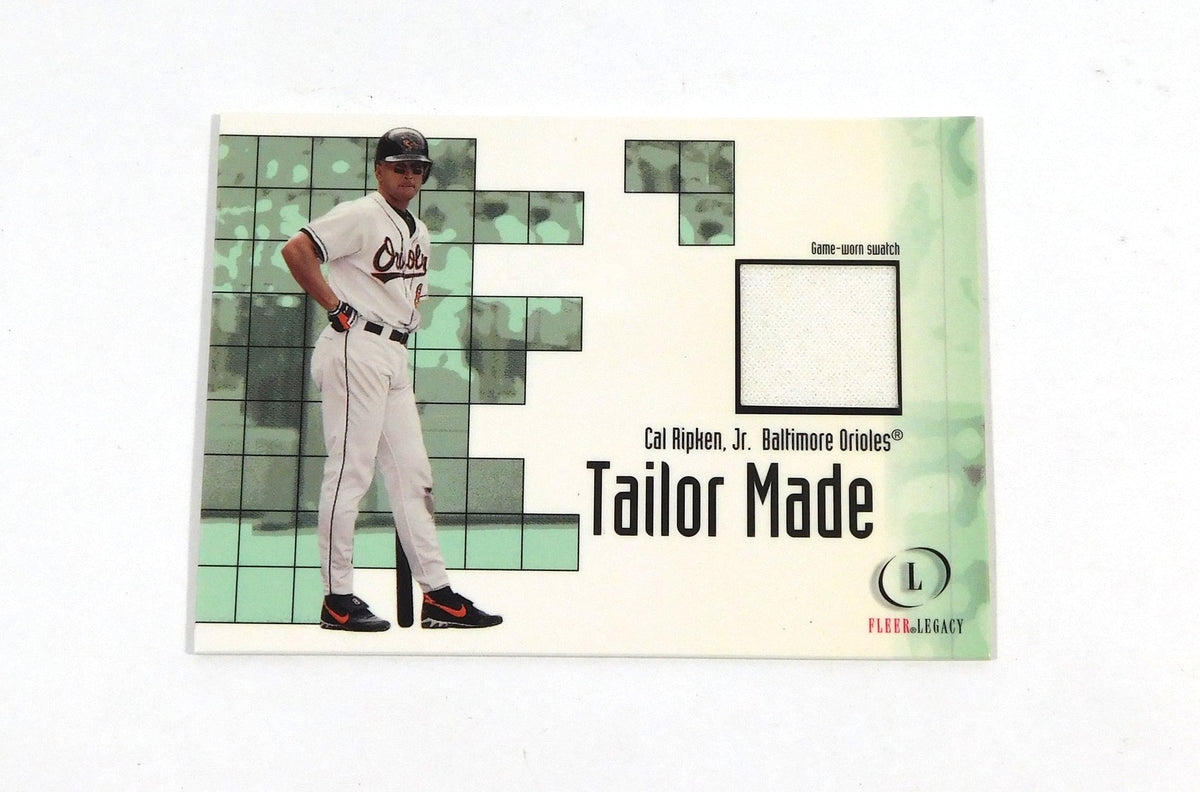 2001 Fleer Legacy Cal Ripken Jr. Tailor Made Game Used Jersey Orioles - DA059529