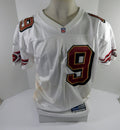 2001 San Francisco 49ers #9 Game Issued White Jersey 48 DP57986 - DP57986